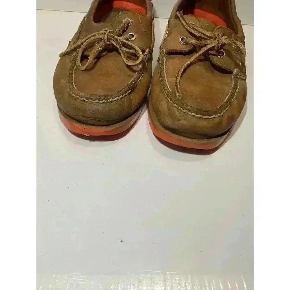 Sperry Topsider Boat Shoe Leather Slip on Mens Size 7